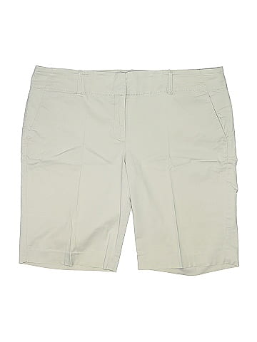 Ann Taylor Khaki Shorts (view 1)