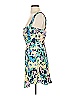 Nicholas 100% Viscose Floral Blue Cocktail Dress Size 2 - photo 4