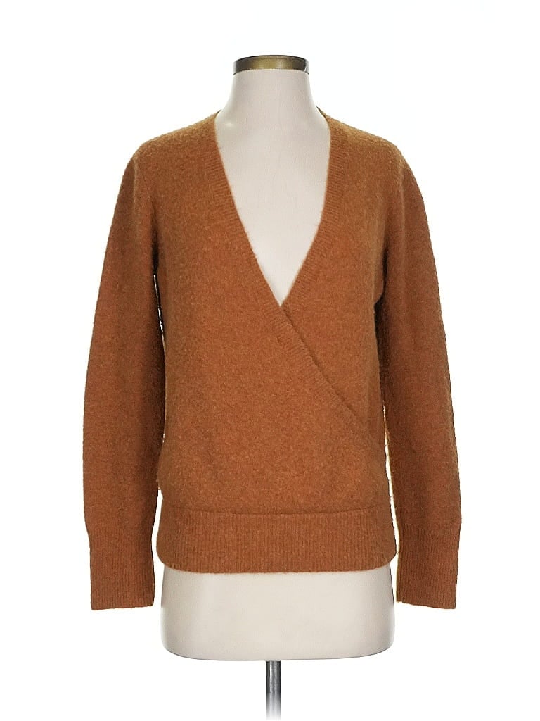 Pre-owned Madewell Cardigan Sweater In Brown