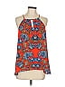 Collective Concepts 100% Polyester Orange Sleeveless Blouse Size M - photo 1