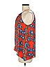 Collective Concepts 100% Polyester Orange Sleeveless Blouse Size M - photo 4
