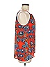 Collective Concepts 100% Polyester Orange Sleeveless Blouse Size M - photo 3