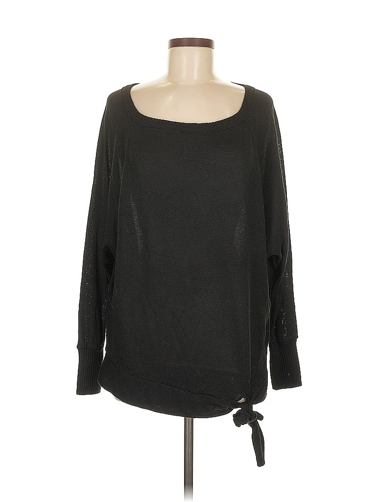 Pre-owned Express Pullover Sweater In Black