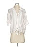 Rails Ivory Short Sleeve Blouse Size S - photo 1