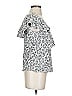 Dolan Silver Short Sleeve Top Size XS - photo 4