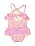 Janie and Jack Argyle Pink One Piece Swimsuit Size 12-18 mo - photo 2