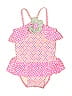 Janie and Jack Argyle Pink One Piece Swimsuit Size 12-18 mo - photo 1