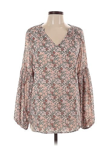 Flamingos 3/4 Sleeve Blouse (view 1)