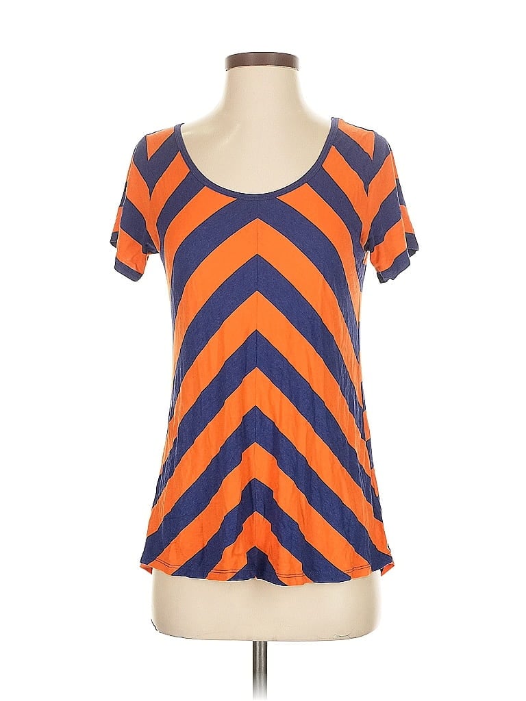 Pre-owned Lularoe Short Sleeve T-shirt In Orange
