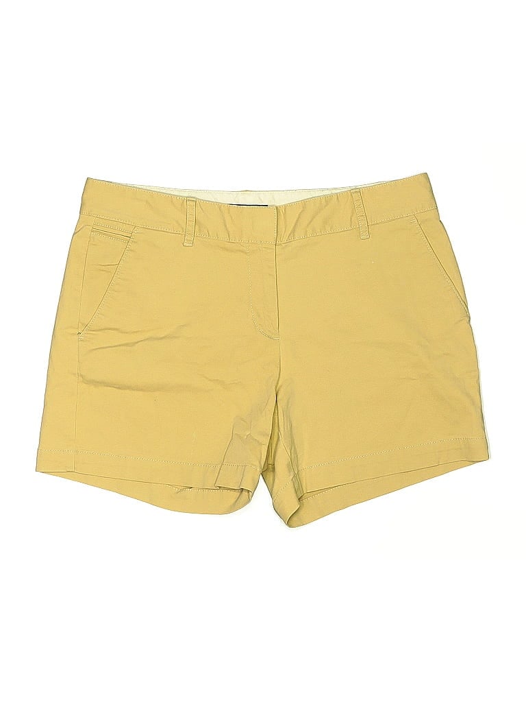 Pre-owned Lands' End Khaki Shorts In Yellow