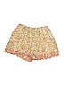 Mini Boden Floral Yellow Shorts Size 7 - photo 1