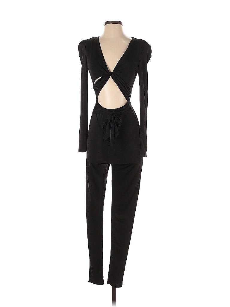 Pre-owned Fashion Nova Jumpsuit In Black