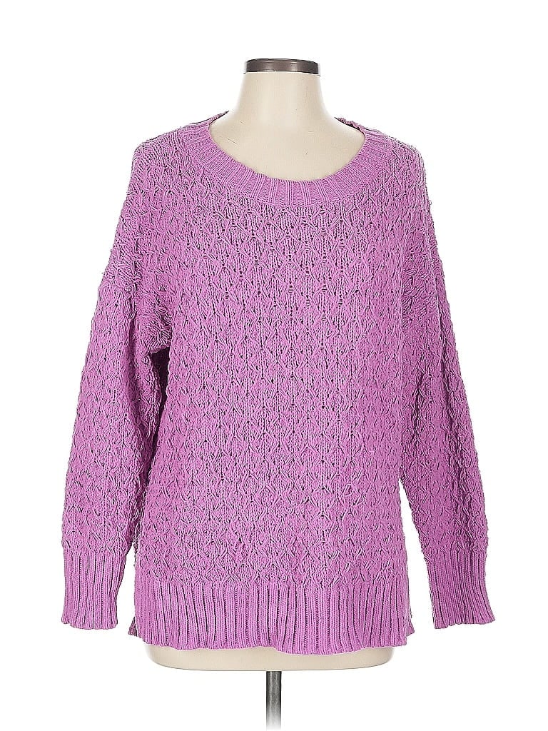 Click to view more detailed imagery on our partner's website Pre-owned Seven7 Pullover Sweater In Purple