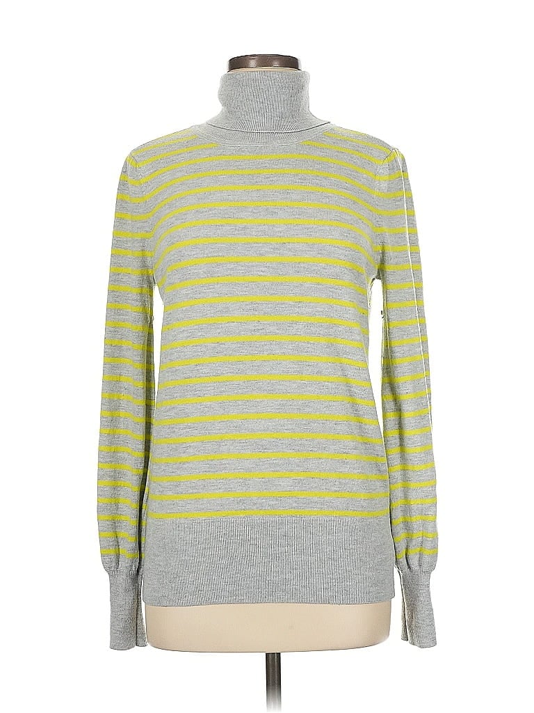 Pre-owned Crown & Ivy Turtleneck Sweater In Gray