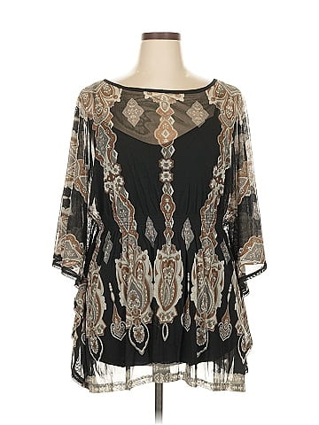 INC International Concepts 3/4 Sleeve Blouse (view 1)