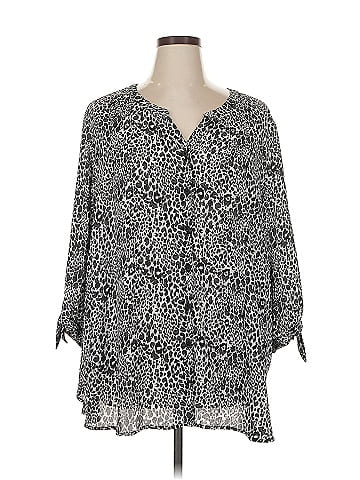 Catherines 3/4 Sleeve Blouse (view 1)