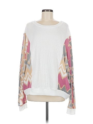 White Birch Pullover Sweater (view 1)