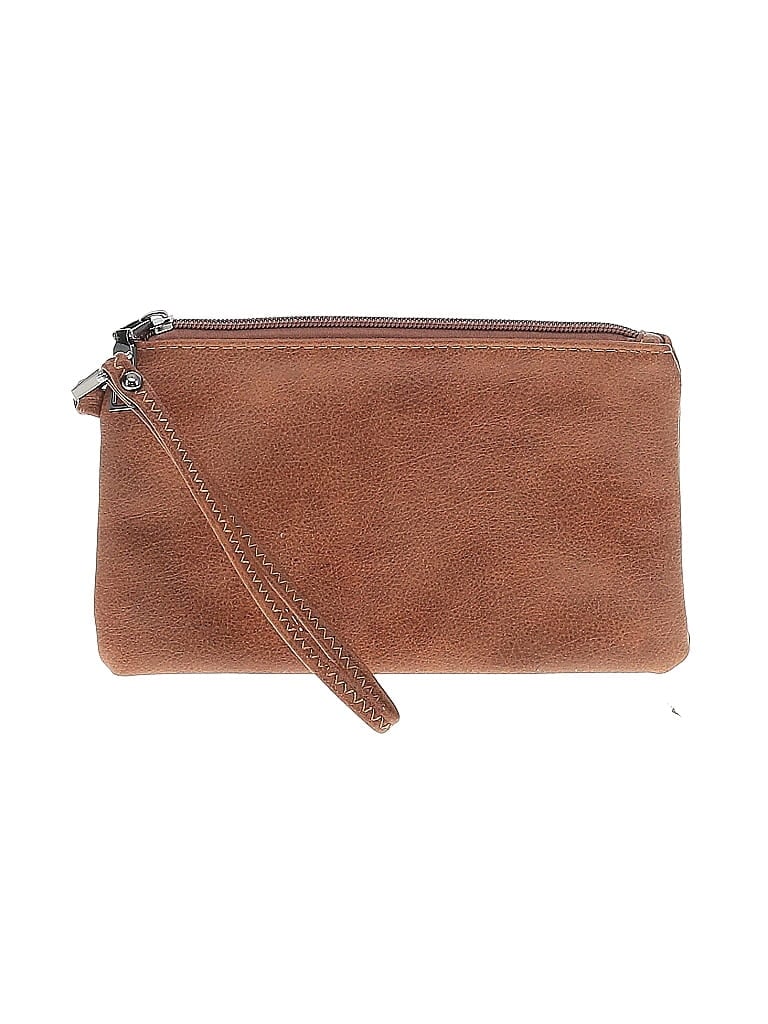 Pre-owned Unbranded Wristlet In Brown