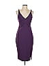 Likely Solid Purple Cocktail Dress Size 10 - photo 1