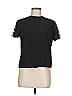 Iris & Ink Black Short Sleeve Top Size 6 - photo 1