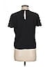 Iris & Ink Black Short Sleeve Top Size 6 - photo 2