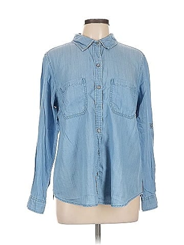 Liverpool Los Angeles Long Sleeve Button-Down Shirt (view 1)