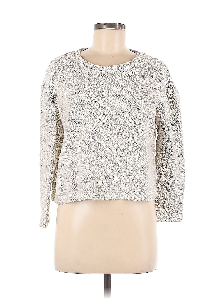 Pre-owned Jane And Delancey Pullover Sweater In Silver
