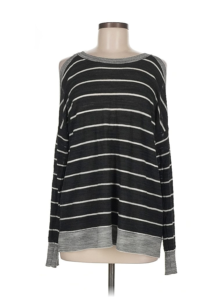 Pre-owned Ann Taylor Loft Pullover Sweater In Gray