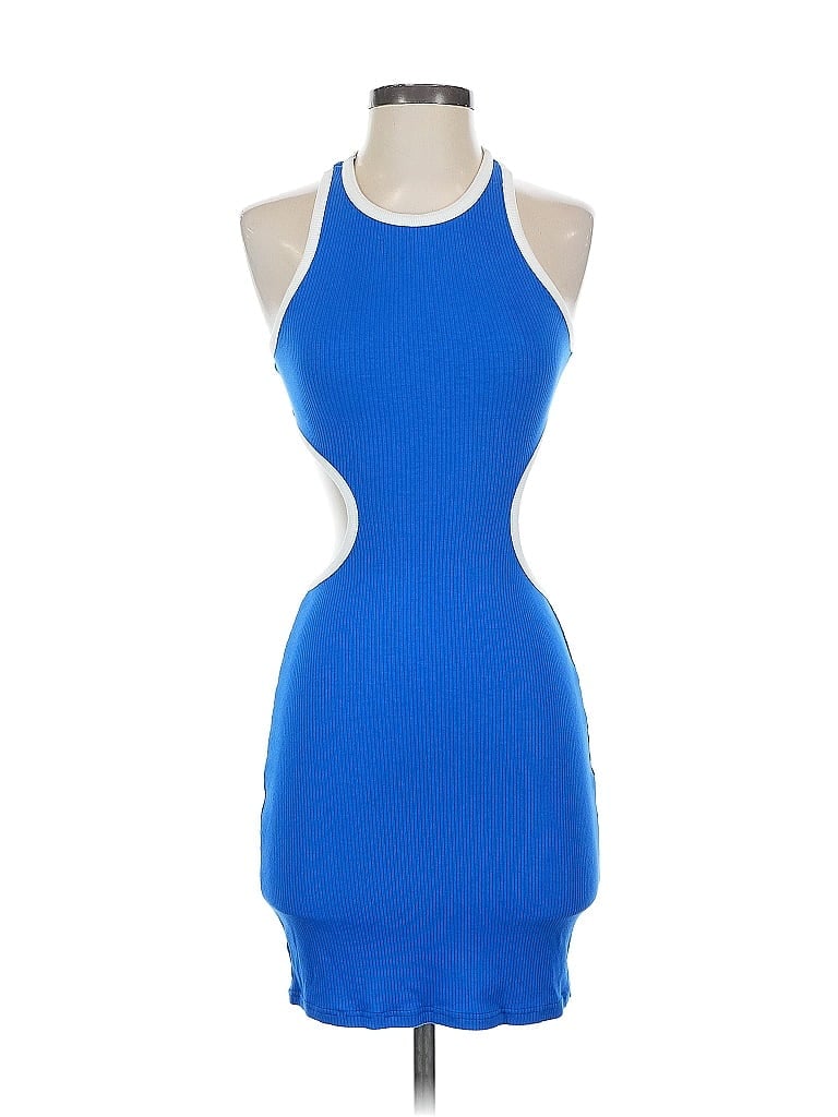 Pre-owned Unbranded Cocktail Dress In Blue