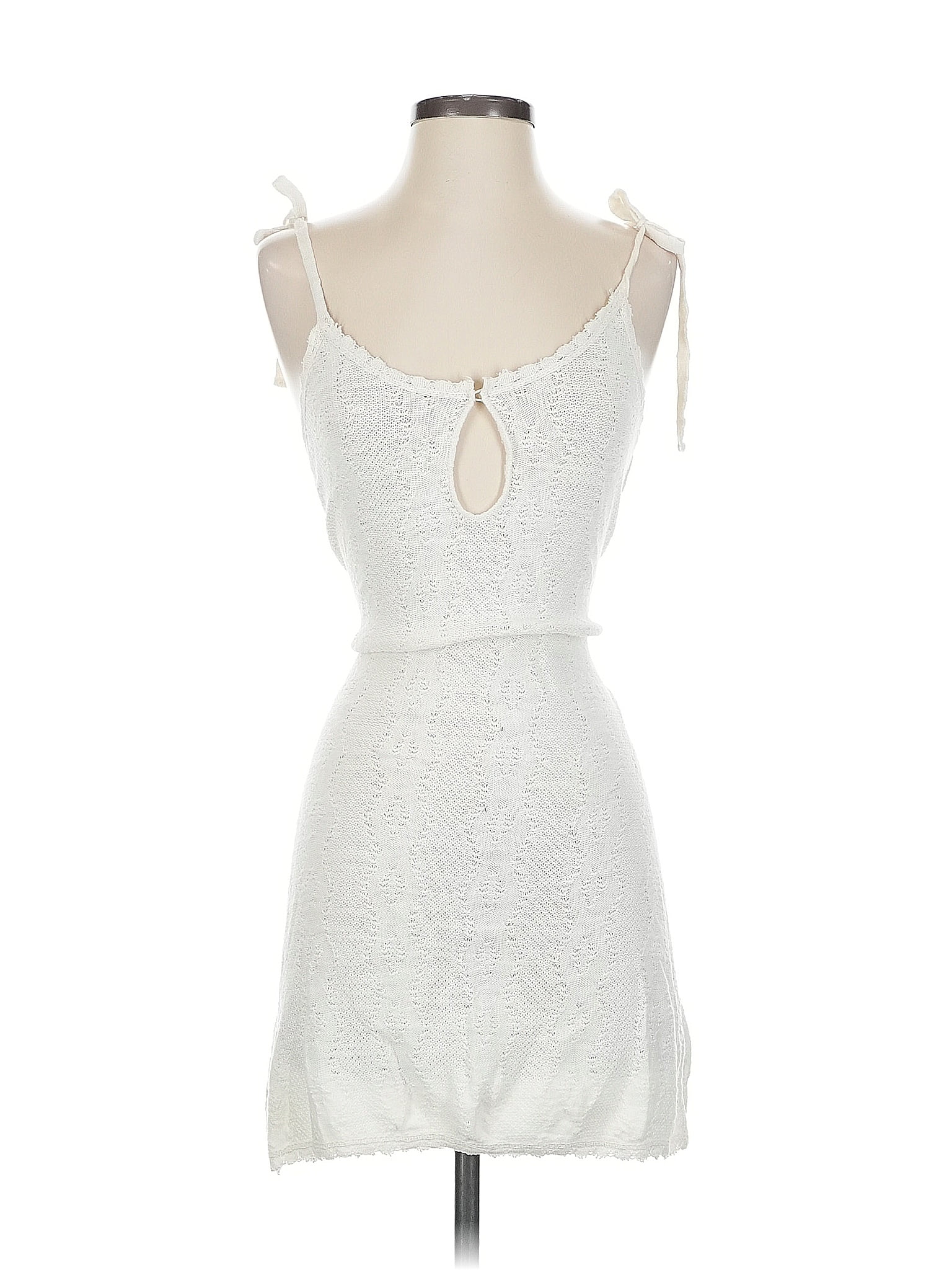 Tularosa 100% Polyester White Cocktail Dress Size S