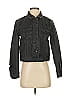 Vervet 100% Cotton Black Gray Denim Jacket Size S - photo 1