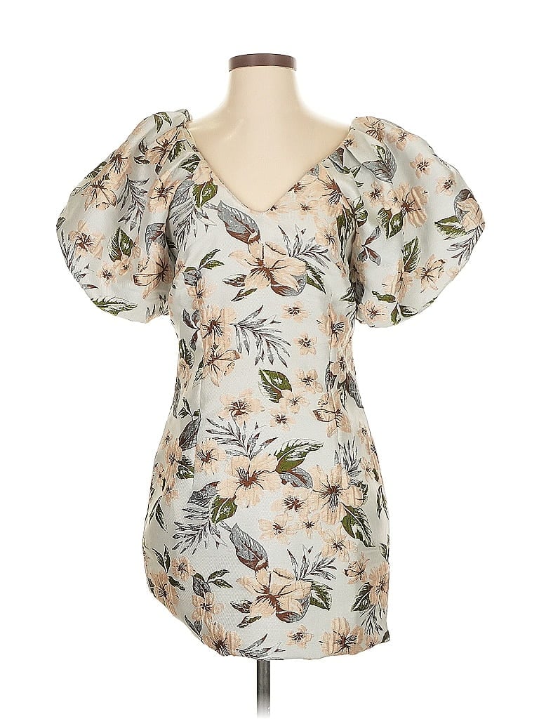 Pre-owned Avantlook Cocktail Dress In White