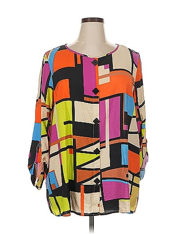 Ali Miles 3/4 Sleeve Blouse (view 1)