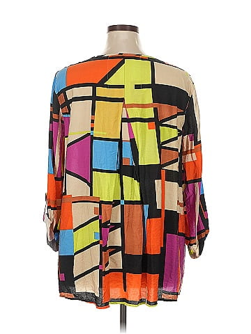 Ali Miles 3/4 Sleeve Blouse (view 2)