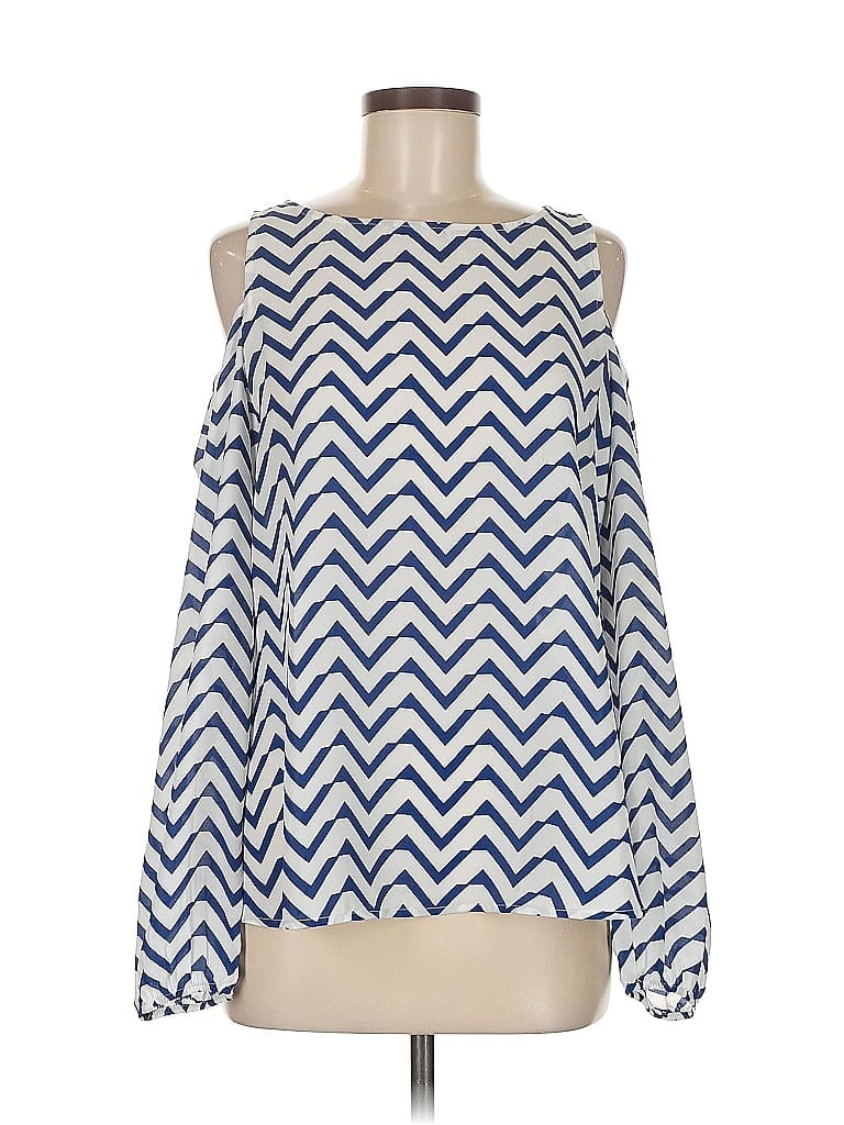 CHARMING CHARLIE Pre-owned Sleeveless Blouse In Blue