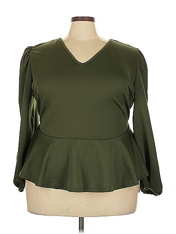 Ashley Stewart Long Sleeve Blouse (view 1)