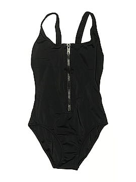 Solid & Striped One Piece Swimsuit