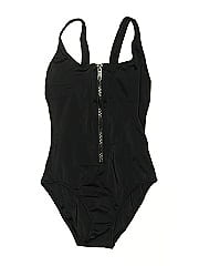 Solid & Striped One Piece Swimsuit