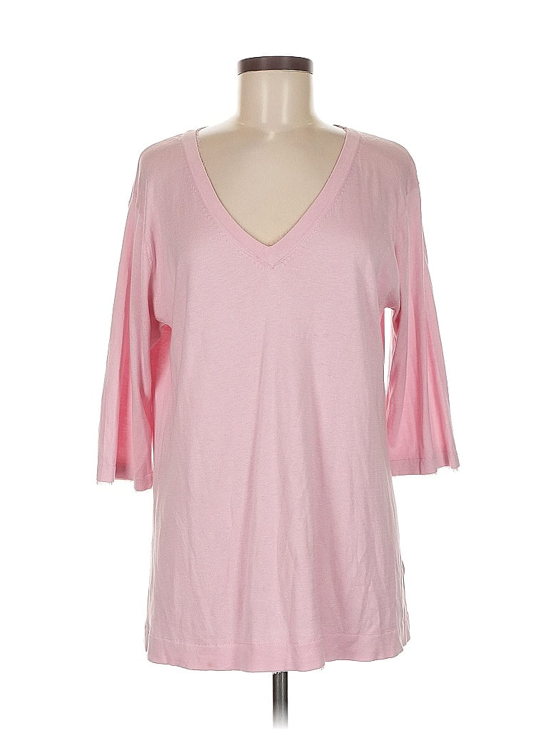 Doncaster Collection Pink Silk Cardigan Size M - photo 1