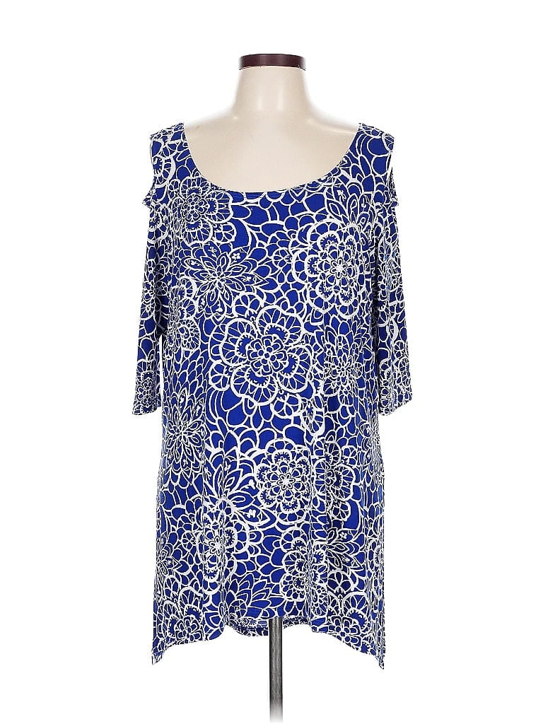 Pre-owned Clara Sun Woo Casual Dress In Blue