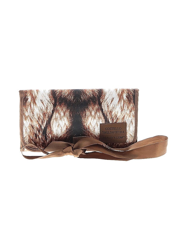 Click to view more detailed imagery on our partner's website Pre-owned C & T Costello Tagliapietra Makeup Bag In Brown