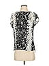 Violet & Claire 100% Polyester Silver Short Sleeve Blouse Size S - photo 1