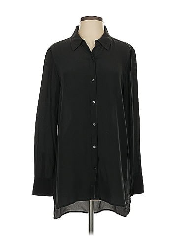 Eileen Fisher Long Sleeve Silk Top (view 1)