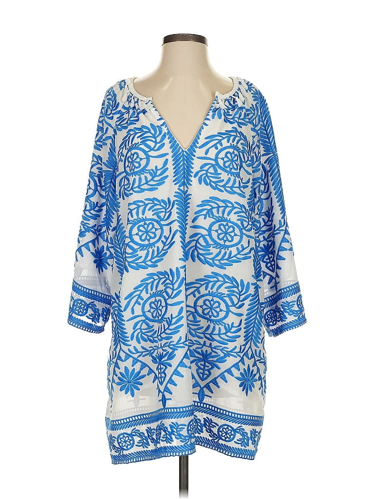 Pre-owned Goodnight Macaroon Long Sleeve Blouse In Blue