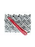 Nahui Ollin Argyle Silver Black Leather Wristlet One size - photo 1