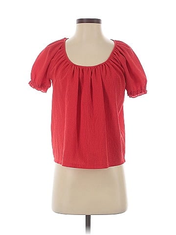 TeXTURE & THREAD Madewell Short Sleeve Blouse (view 1)