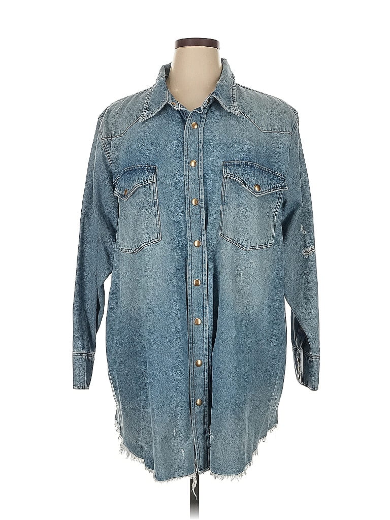 American Rag Terry Denim Jacket Blue Size S main image 0