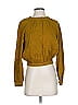 Bella Dahl Gold Long Sleeve Blouse Size S - photo 1