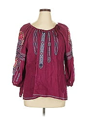 Johnny Was 3/4 Sleeve Blouse
