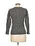 Lyssé Gray Long Sleeve Top Size M - photo 2